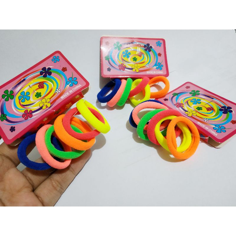 KBN05 Ikat Rambut Nylon 2,5cm Isi 6