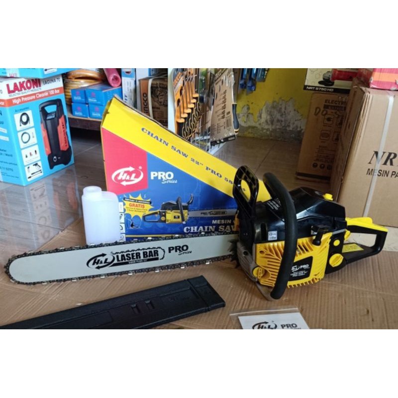Mesin gergaji kayu senso chainsaw 22 inch FORTECH Bar laser japan technology