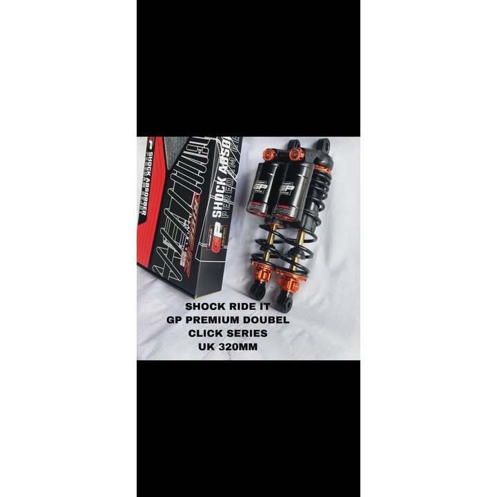Shock Ride It GP 299 Premium Black Orange  320 Shockbreaker Ride It Black Orange
