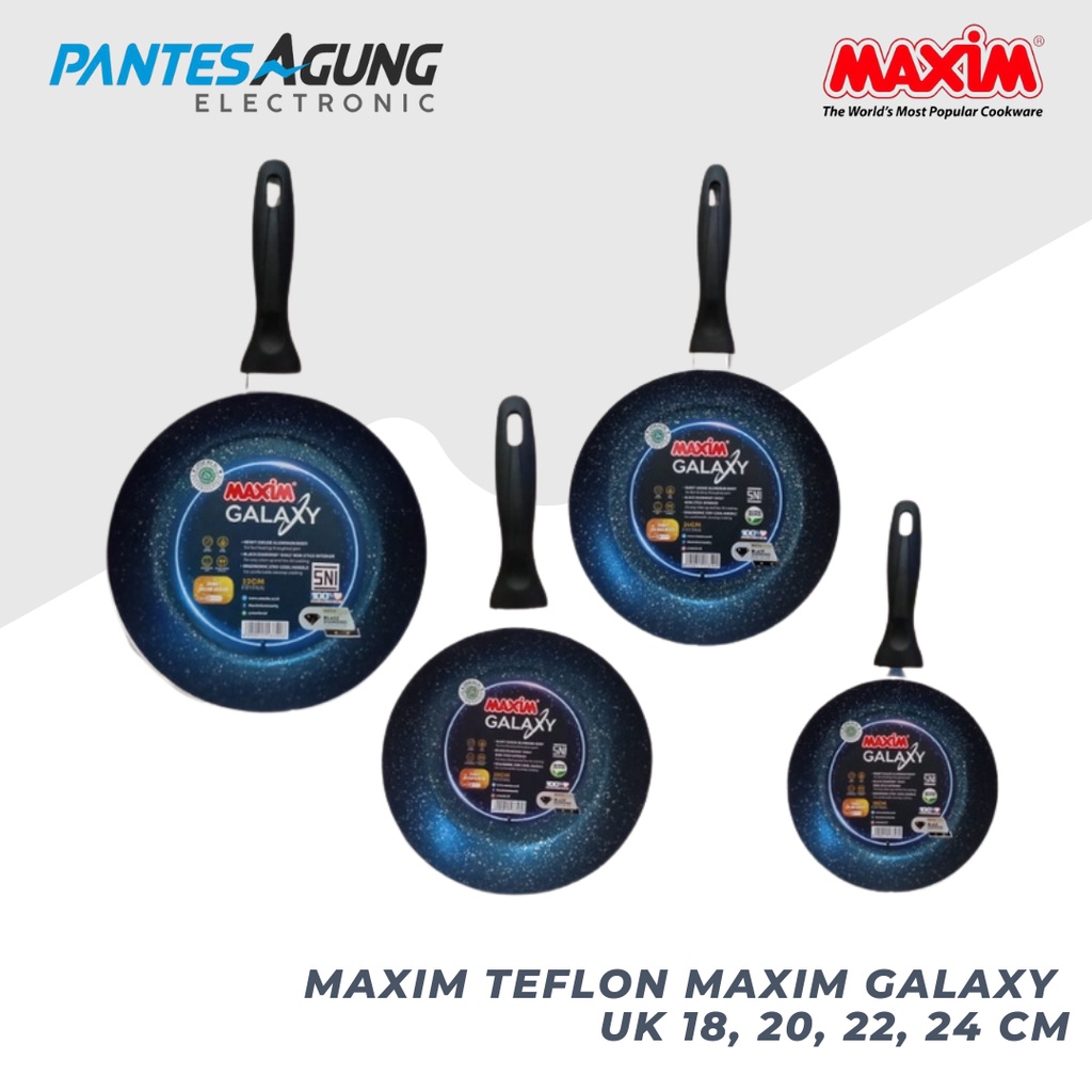 Maxim Teflon Maxim galaxy Uk 18, 20, 22, 24 cm