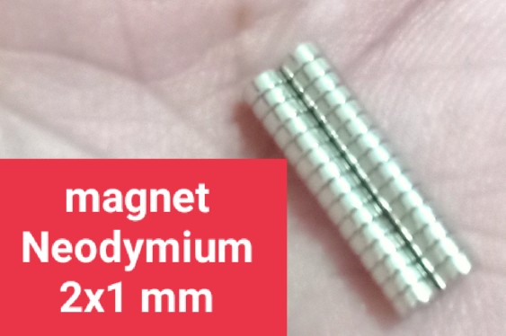 Magnet Neodymium 2x1