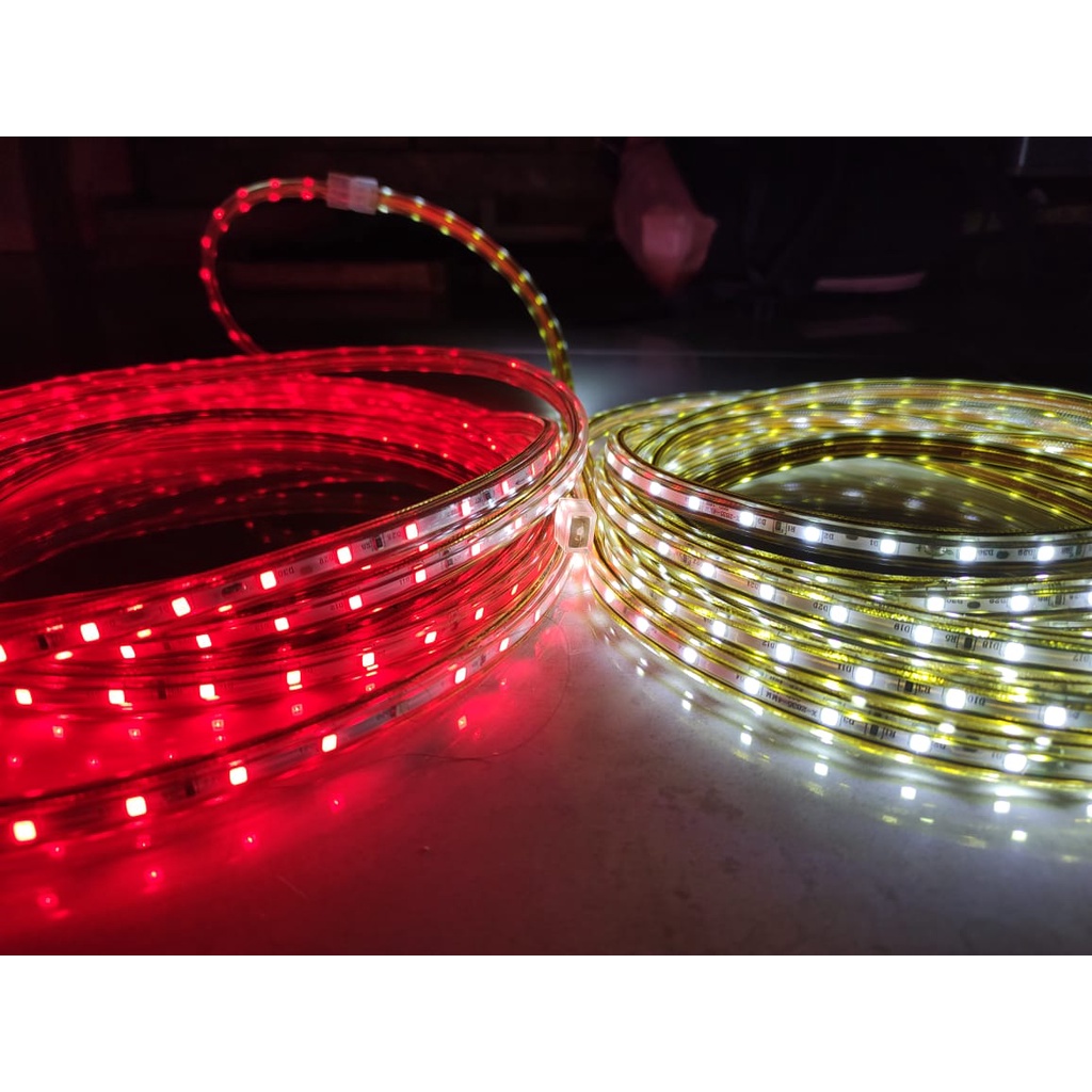 Lampu Strip Merah Putih / 2 Warna Bisa Request (Panjang 9 meter Lengkap Satu Set)