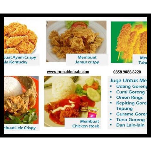 

Y6C8 Tepung Jamur Krispy 1Kg / Tepung Ayam Geprek F Chicken Siap Pakai Oide