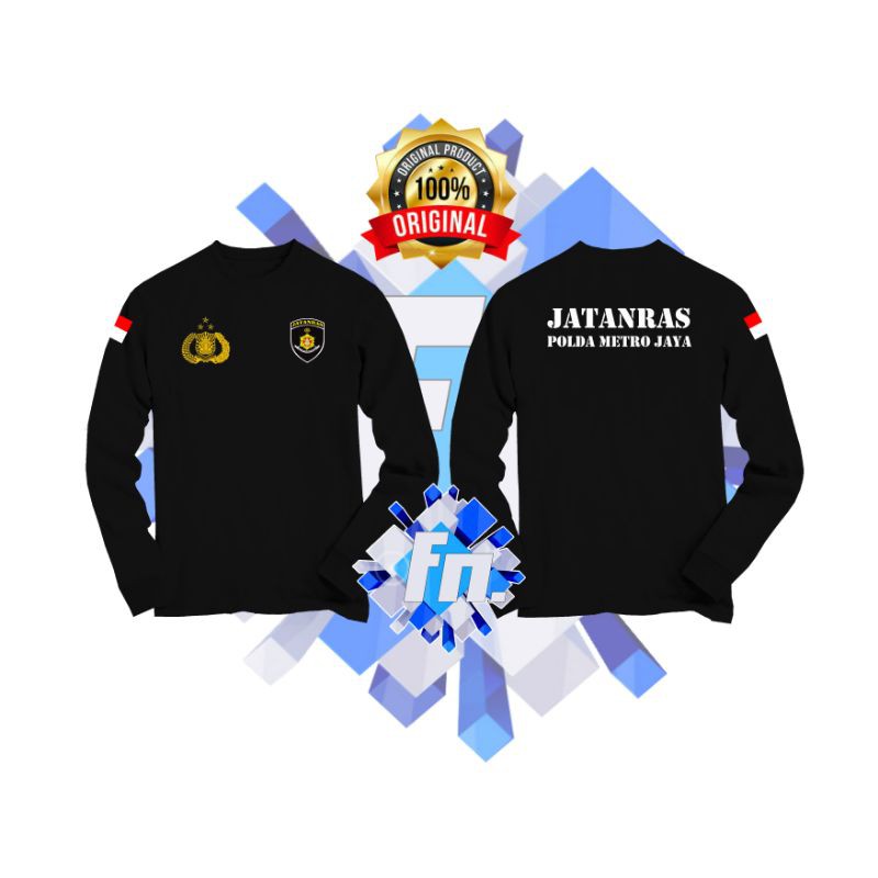 KAOS POLISI JATANRAS POLDA METRO JAYA (BISA CUSTOM NAMA POLDA)