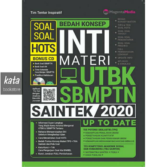 Buku Bedah Konsep Inti Materi Utbk Sbmptn Saintek 2020 Cd Shopee Indonesia