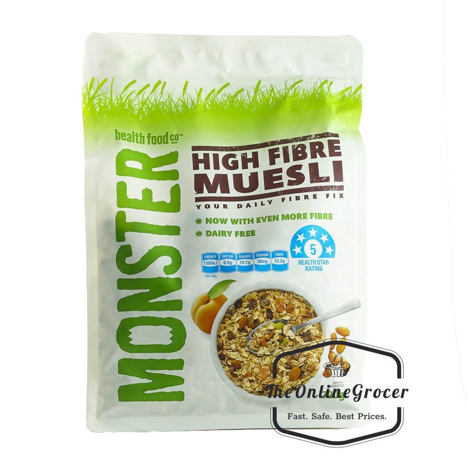 

SALE Monster High Fibre Muesli with Apricots and Dates (Kurma) 700gr