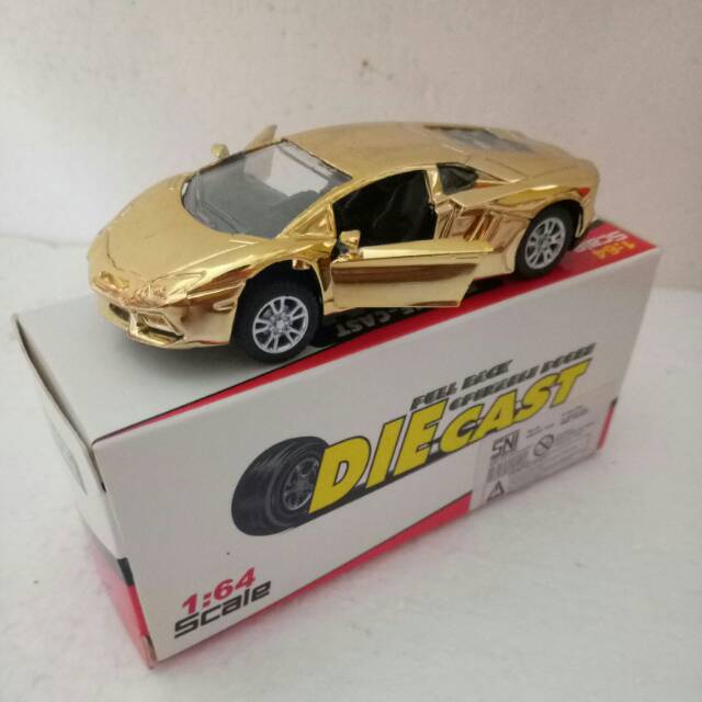 DIECAST LAMBORGHINI BAN KARET 1:64