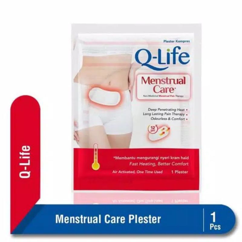 Q-Life Mentrual Care /Plester Kompres (Nyeri haid)