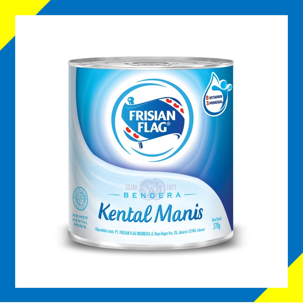 

Frisian Flag Bendera Kental Manis Kaleng 370g