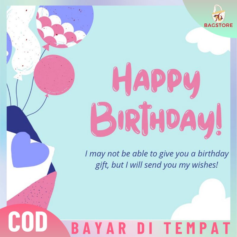 Kartu Ucapan Ulang Tahun - Birthday Card - Wedding Card - 76bagstore