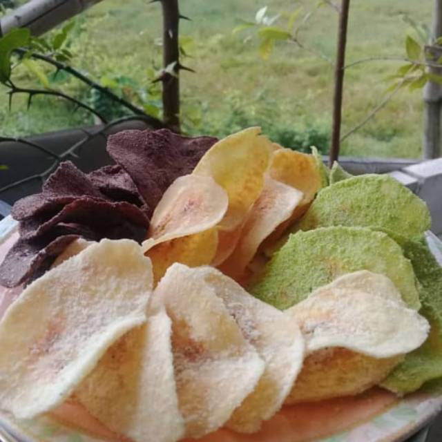 

Keripik pisang kepok lampung kriuk