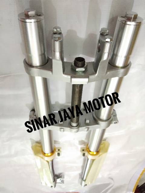 Usd Up Side Down Shock Depan Assy 1Set Costum MGV CNC   Modif Ke Klx  150 D tracker 150 Cross  Trail