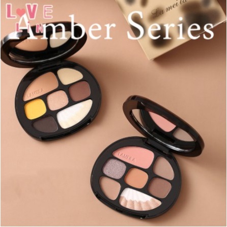 Lameila Eyeshadow Pallete 8 Warna Mutiara Matte Blush Glitter CJR 5098