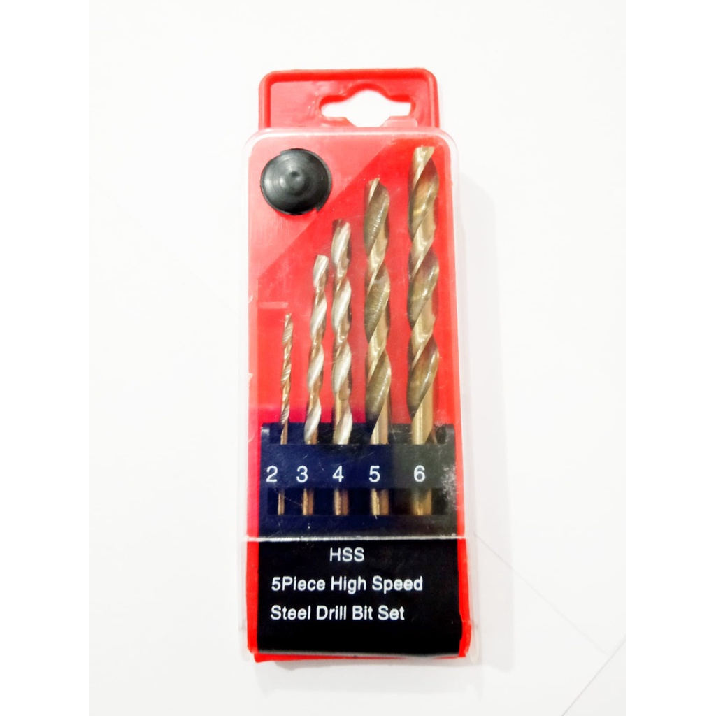 YUKIDO Mata Bor  Besi HSS Kayu Set 2mm 3mm 4mm 5mm 6mm K55 drill Bit HSS COBALT Kuat Tajam-MATA BOR ORI -MATA BOR KAYU TERMURAH BERKUALITAS