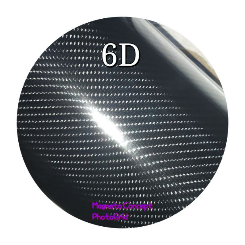 Stiker Motor Skotlet Carbon 6D Glossy L50cm x P100cm Sticker Merk MCFix 6 Dimensi Kilap Body Knalpot Spion Tahan Panas