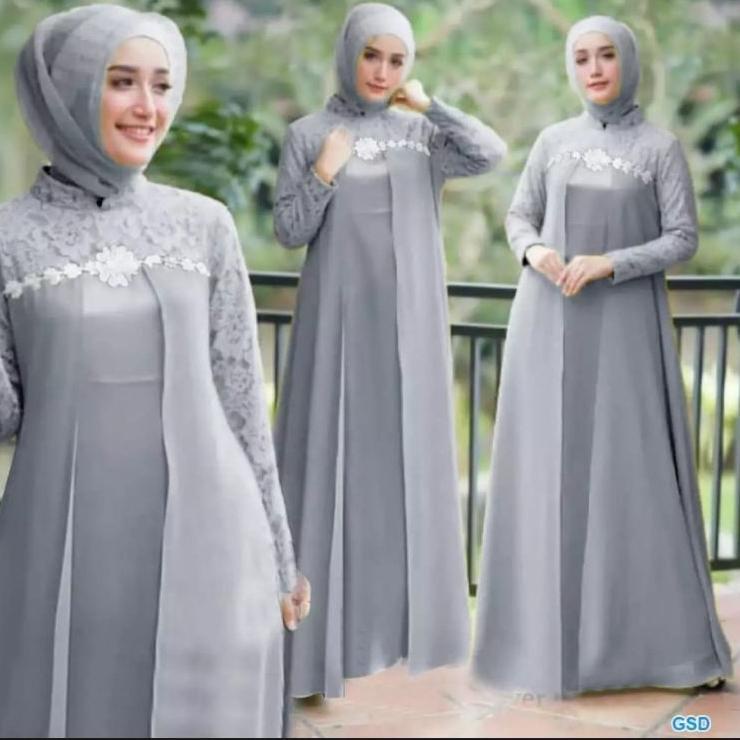 Gamis(Ukuran M~L~XL ) Gamis Barukat Kondangan / Long Dress / Gamis Pesta / Gamis Wanita Muslim / Gam