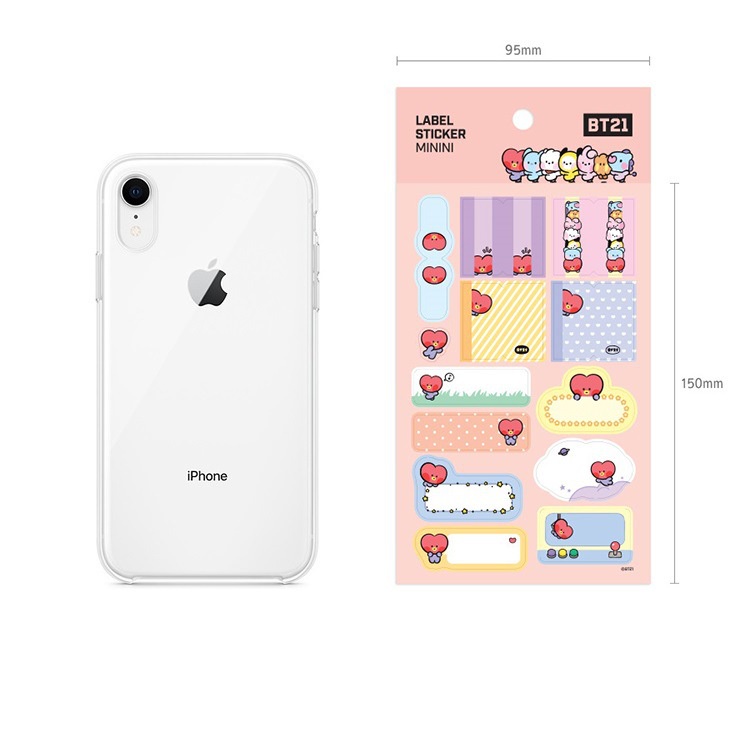 Kpop Stiker Lucu Notebook Index Stiker Jurnal Alat Tulis Sealing Tape Scrapbooking DIY Hias