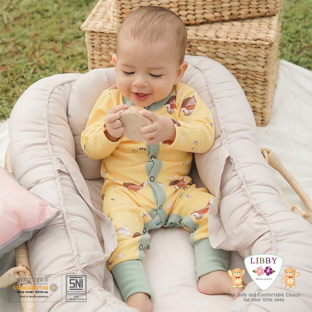 Libby Sleepsuit Jumper Bayi Premium Piyama Perlengkapan Newborn / Kado Baby Gift