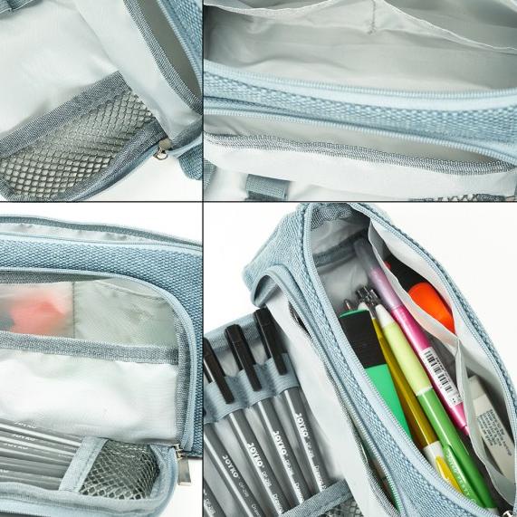 

● Pencil Case Kotak Tempat Pensil Joyko PC-5003 - Dark Green ★