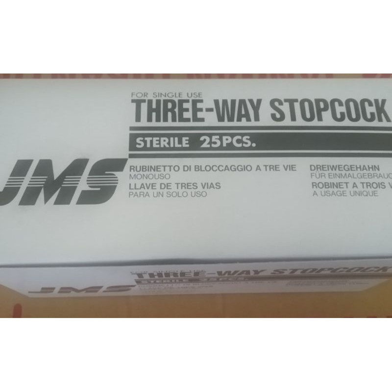 3 way stopcock JMS tanpa selang