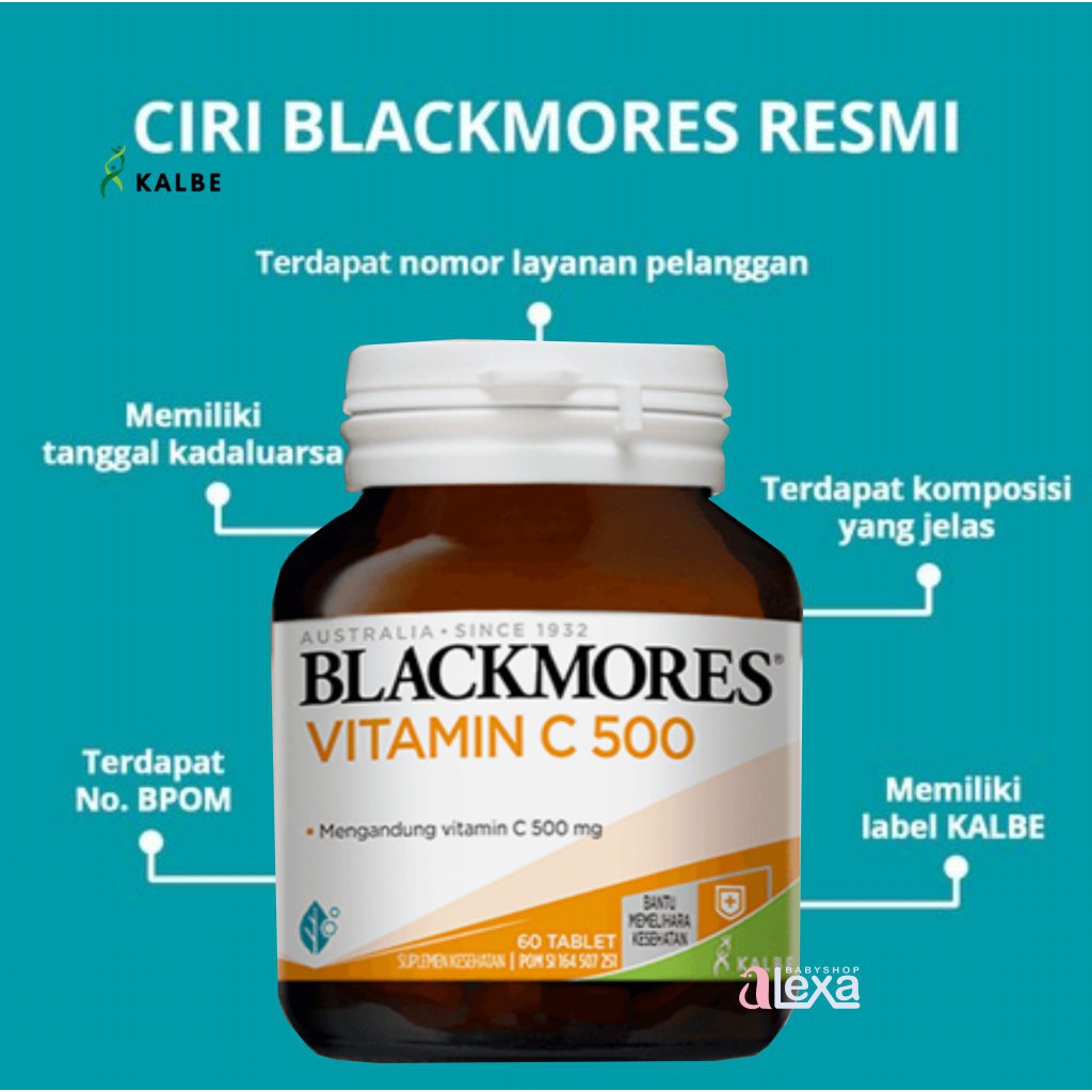 Vitamin C - BLACKMORES vitamin C 500 mg 60 Tablet