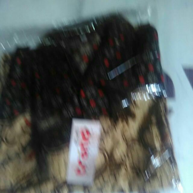 Baju Koko Kombinasi Batik Dan Bordir Ukuran Regular M L Xl