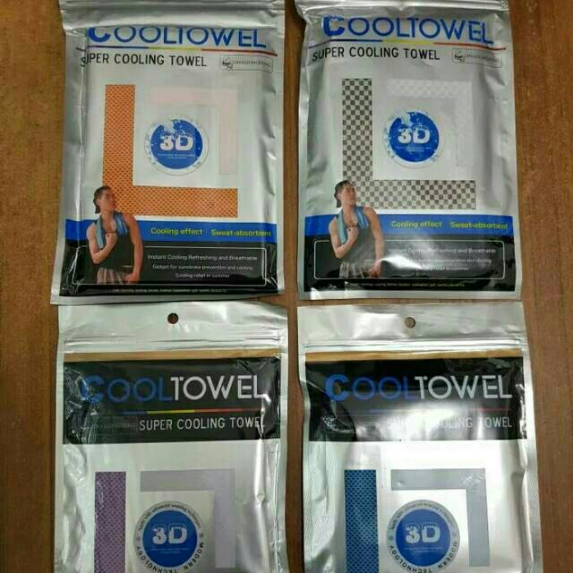 COOL TOWEL HANDUK OLAHRAGA FITNESS LAP KERINGAT MURAH CYCLING SEPEDA GOWES BROMPTOM