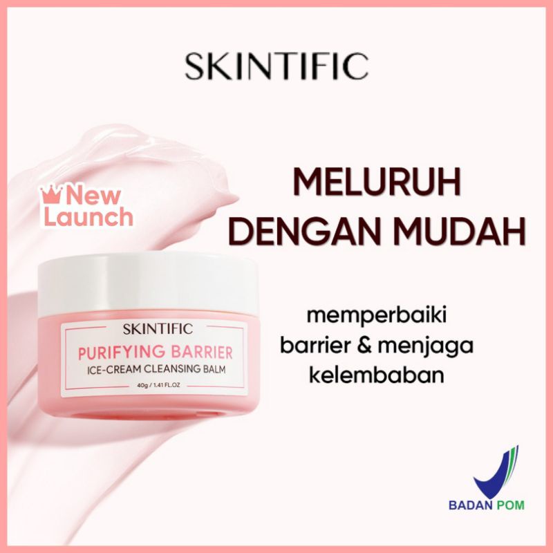 ❤ MEMEY ❤ SKINTIFIC Ice Cream Cleansing Balm 40g