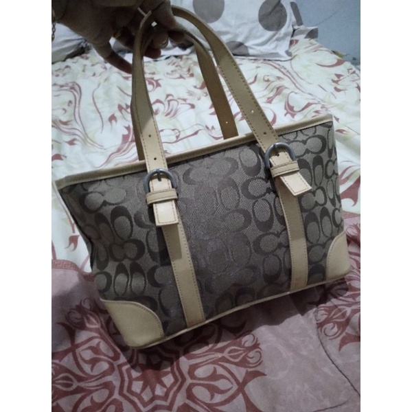 preloved ala coach tote bag