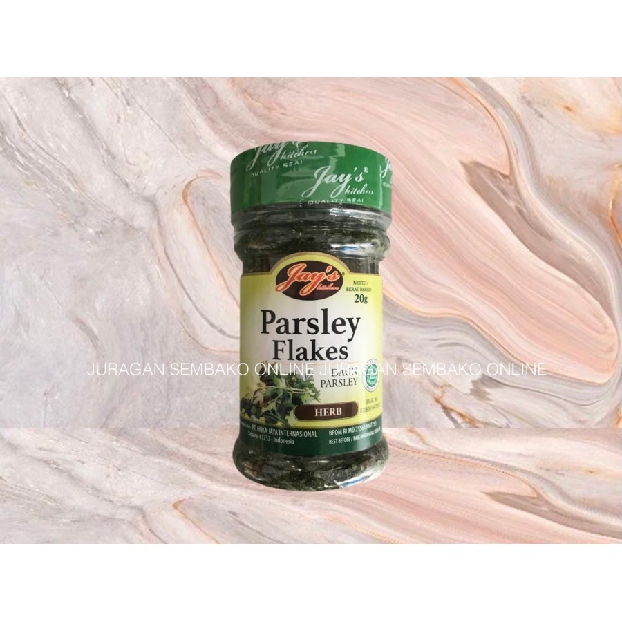 (JSO) jay's PARSLEY FLAKES 20GR HERB / DAUN PARSLEY KERING / PARSLEY JAYS