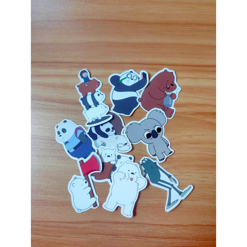 

[COD] 10 Pcs Stiker We Bare Bears Vinyl Anti Air Scrapbook/Stiker Miniso/DIY/Stiker Lucu/ Stiker Bujo/stikerBulletJournal/stiker aestetic/DekorasiBulletJurnal