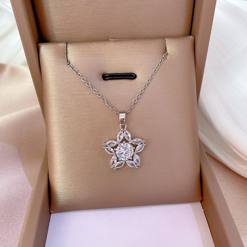 [ Bayar Ditempat ] Kalung Titanium Original Rantai Rose Gold  45 Cm / Accesories Wanita Kalung Lapis Emas 18K Rose Gold / Kalung Titanium Import