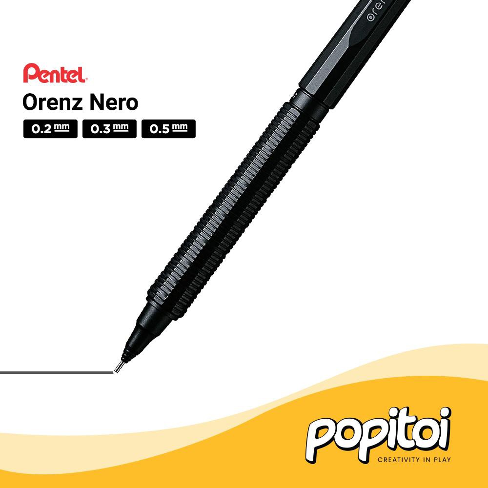 

Pentel ORENZ NERO Mechanical Pencil 0.2 0.3 0.5 mm Pensil Mekanik Drafting Automaic Auto