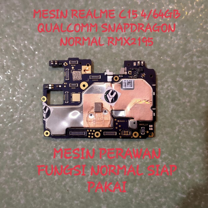 MESIN REALME C15 NORMAL RMX2195 mesin realme c15 qualcomm 4/64gb normal mesin realme c15 snapdragon 