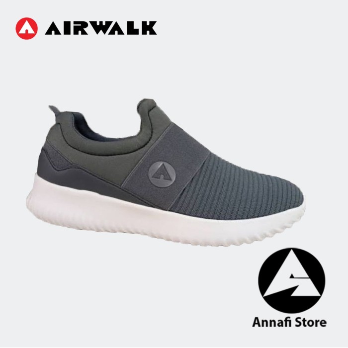 JUAL SEPATU SNEAKERS PRIA AIRWALK JAIME AIWX19F1110G - Grey ORIGINAL - 39
