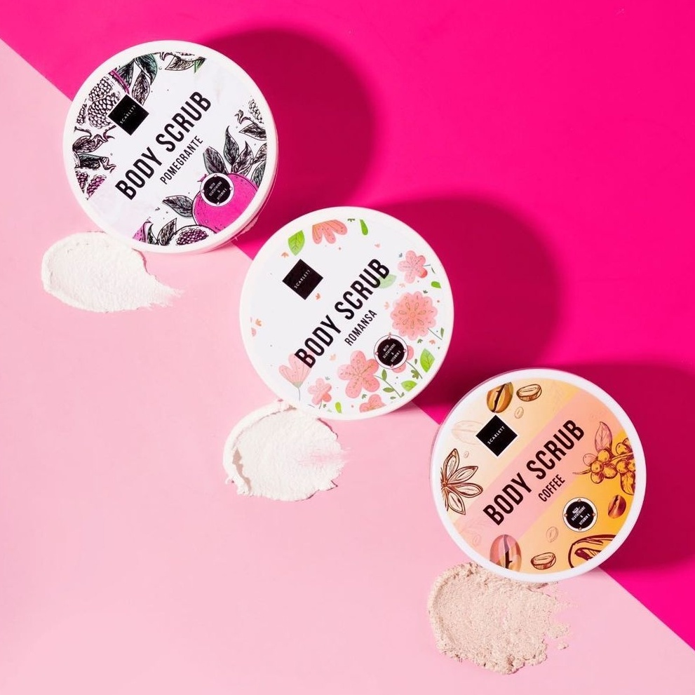 Scarlett Body Scrub / Body Scrub / Scrub Badan BPOM