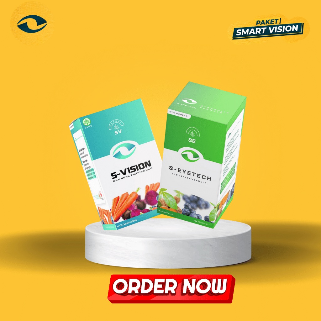 Paket Smart Vision ( Obat Mata Minus & Silinder Terbaik & Terbukti ) Herbal & BPOM