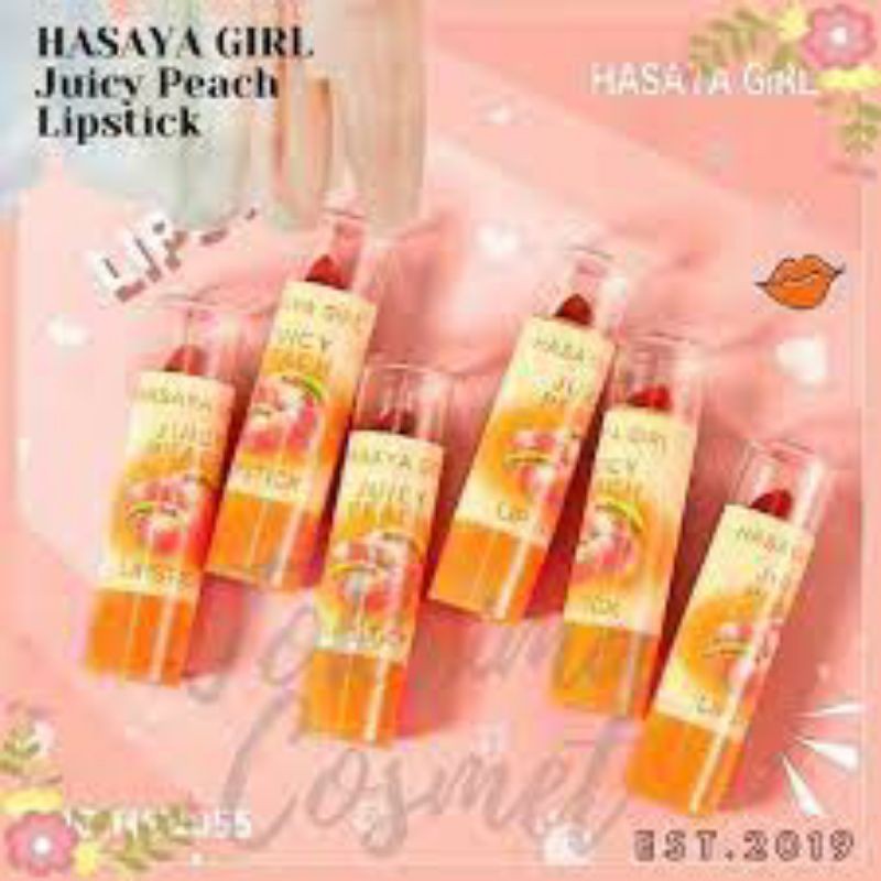 HASAYA GIRL JUST PEACHY LIPSTICK