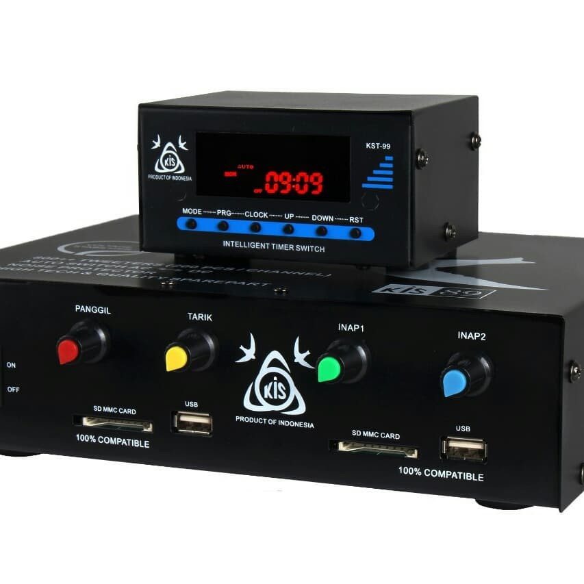 Paket amplifier walet  KIS 89 dan timer digital KST 99 pengatur waktu on off otomatis