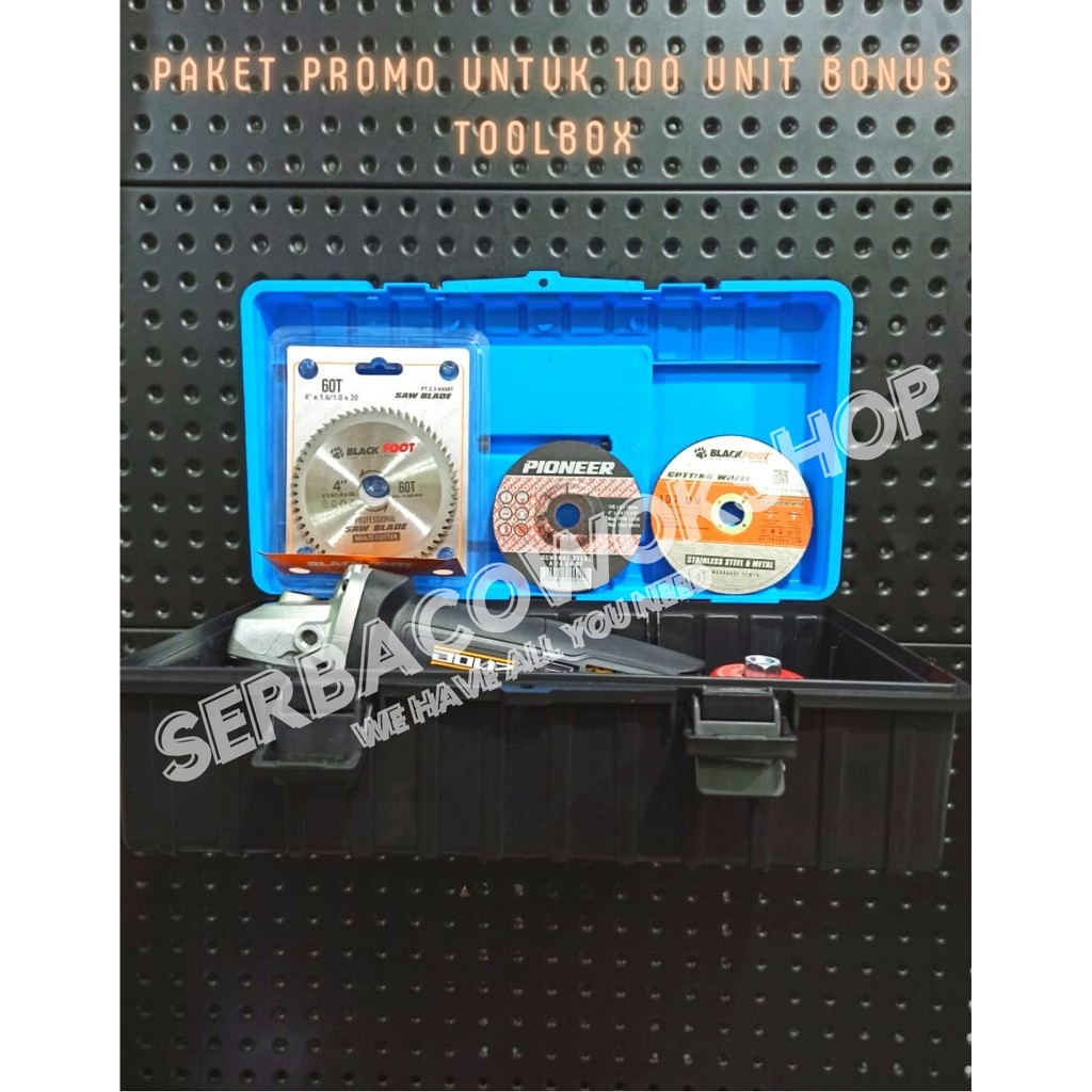 Promo Paket Mesin Gurinda Doliz BA 730 + Mata Multi Cutter Set + Bonus Toolbox Termurah Berkualitas