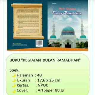  Buku  kegiatan  bulan ramadhan  untuk sd mi smp mts sma 