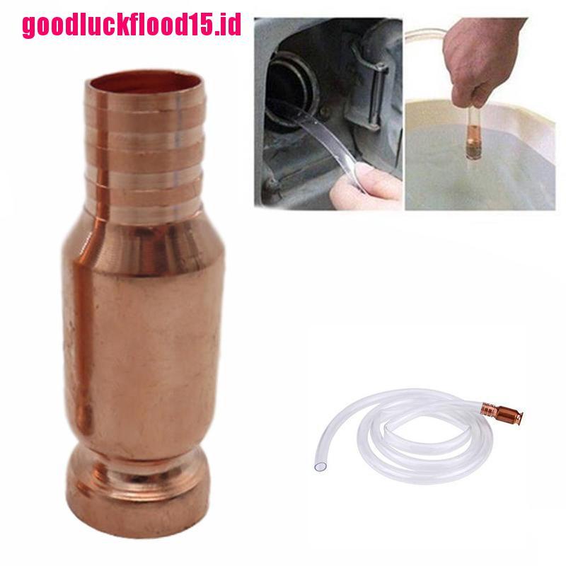 (LUCKID) 1pc Pompa Siphon Otomatis Untuk Transfer Bahan Bakar / Oli