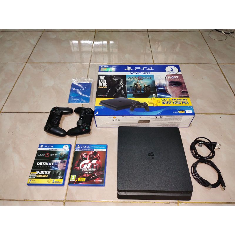 Sony PS4 /Ps 4 Slim 1 Tb CUH2218B Second/Bekas