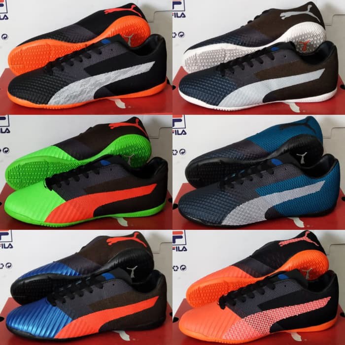 TERLARIIS sepatu futsal puma evo speed grade ori new komponen