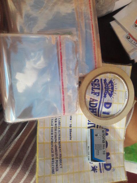 Plastik Opp 12 X 21,5 Cm 18 Mic 100lbr / Plastik Undangan / Pastik Souvenir