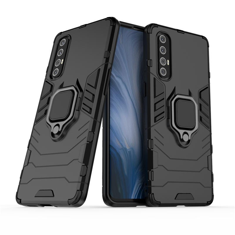 Casing Hard Case Oppo Reno 3 Reno3 Pro Shockproof Dengan Ring Holder Shopee Indonesia