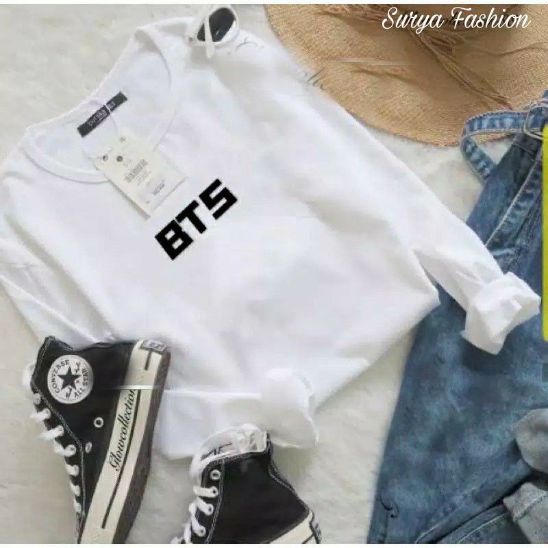 BIG SALEEE!!! Tumbrl Tee LongSleeve BT5 Lengan Panjang Pakaian Wanita Murah