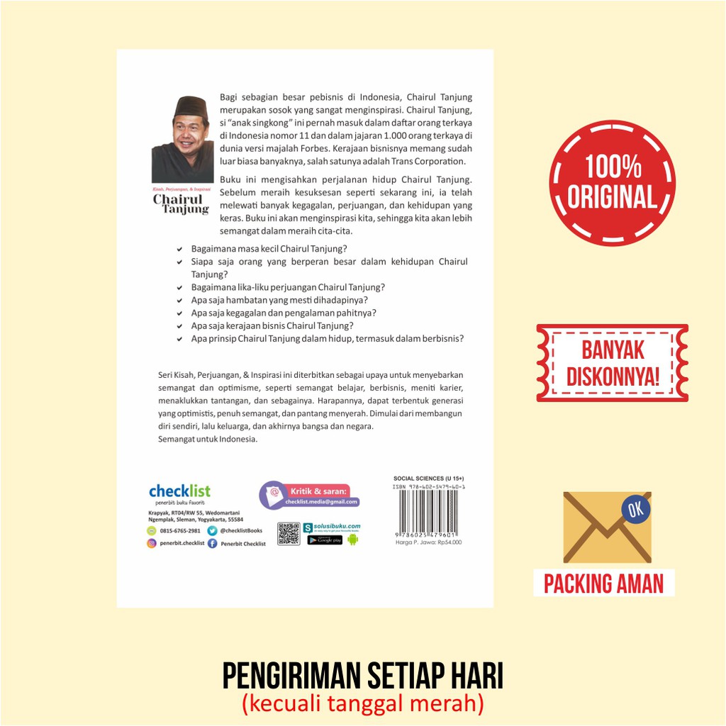 Buku Motivasi Biografi Kisah, Perjuangan, & Inspirasi Chairul Tanjung-5