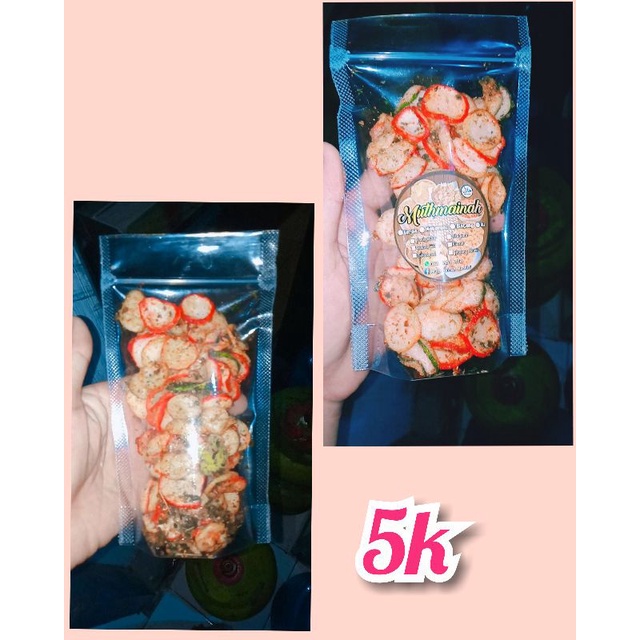 

krupuk bantat pedas 100 gram daun jeruk/kerupuk seblak kering pedas daun jeruk/kerupuk bantah jablay x-tra pedas