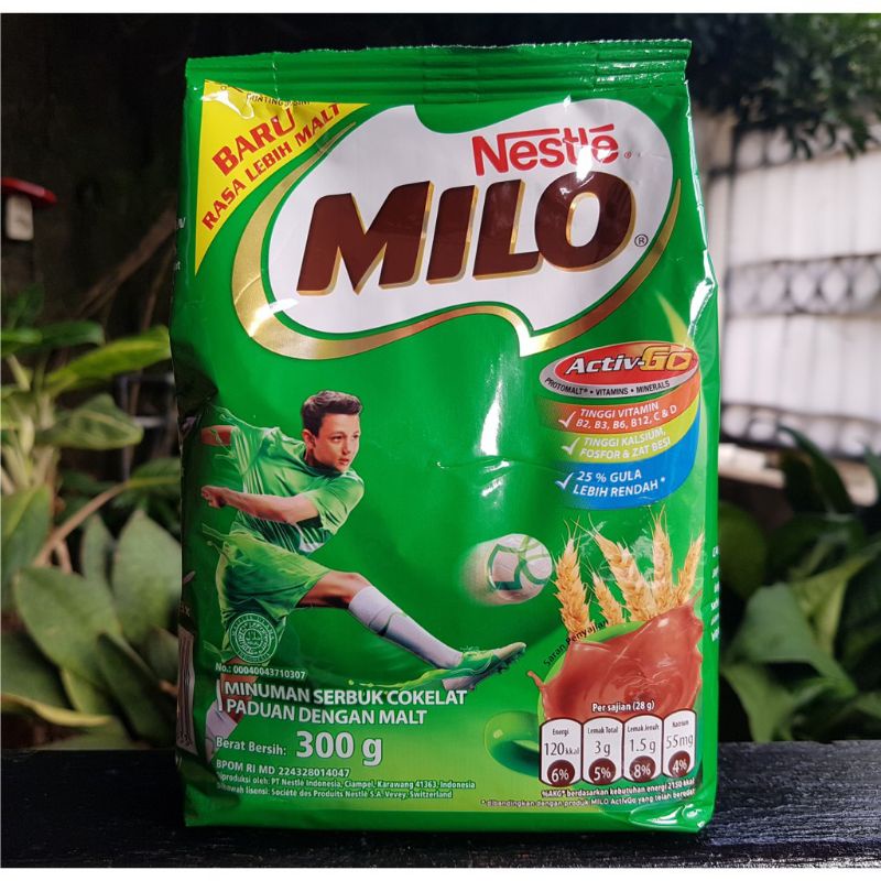 

MILO ACTIVE GO POUCH 300 GRAM SUSU MILO ACTIGEN COKLAT